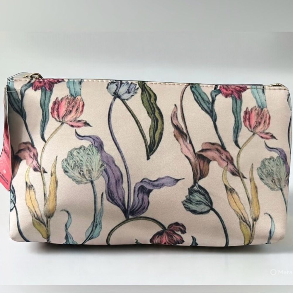 Floral Mini Bag in Cream and Pink